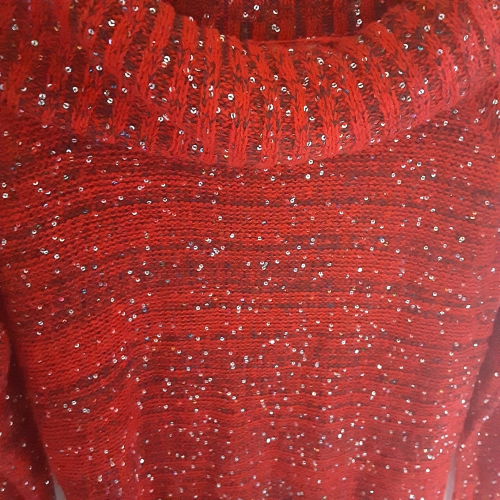 Red No Boundries Sweater  plus size